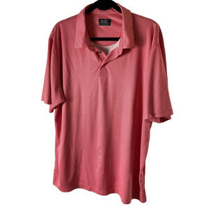 Ben Hogan Performance Polo Shirt XL‎ Red Microcheck Golf Shirt